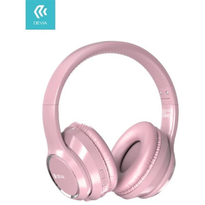 Cuffia wireless V2 EM039 bluetooth V. 5.2 ricaricabile Rosa