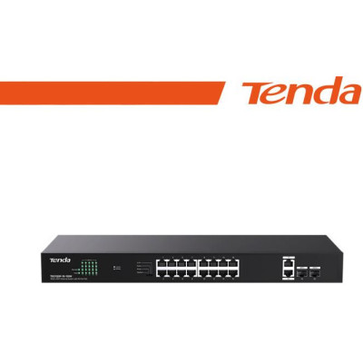 Tenda 18GE+2SFP Ethernet Switch With 16-Port PoE - TEG1120P-16-150W