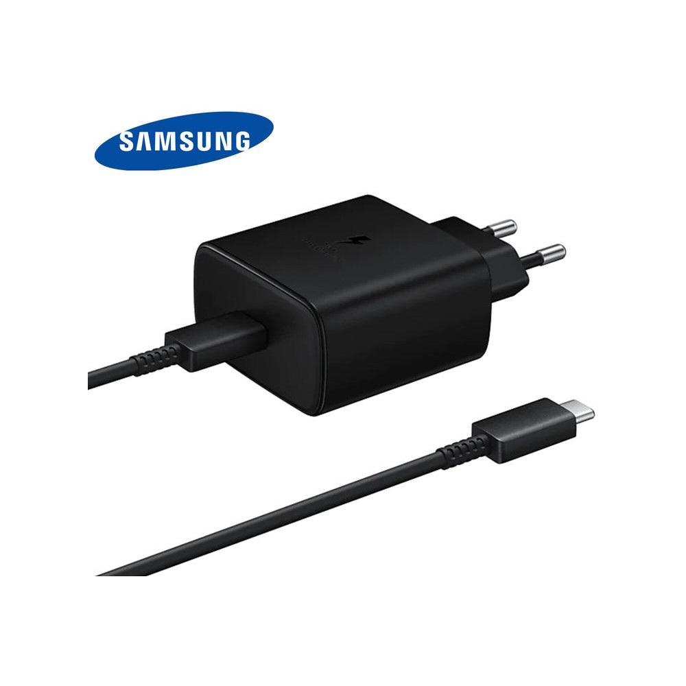 Carica + Cavo C Samsung EP-TA845EBE 5A. 45W Nero BULK