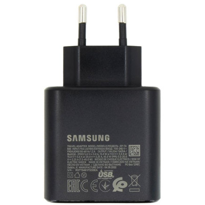 Carica Batteria Samsung EP-TA845EBE 5A. 45W IN BULK Nero
