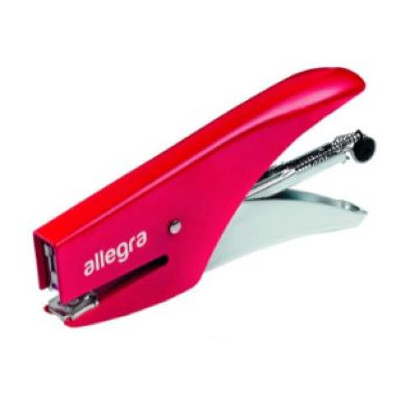 Cucitrice a pinza ALLEGRA - Rosso - punto chiuso/aperto