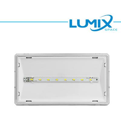 Plafo emergenza (8W) 1W LED 170lm IP65 1ora SE
