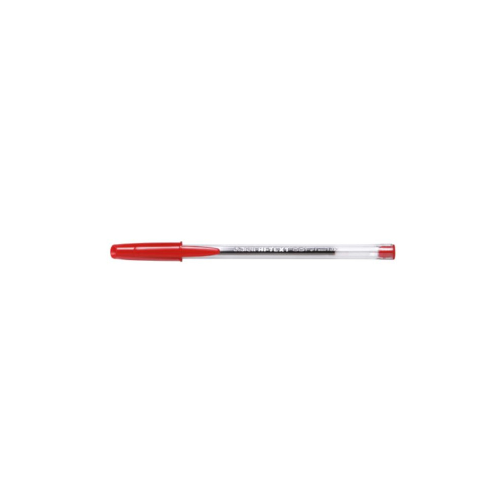 HI-TEXT 661 penna sfera punta media 1 mm Colore ROSSO 50 pz