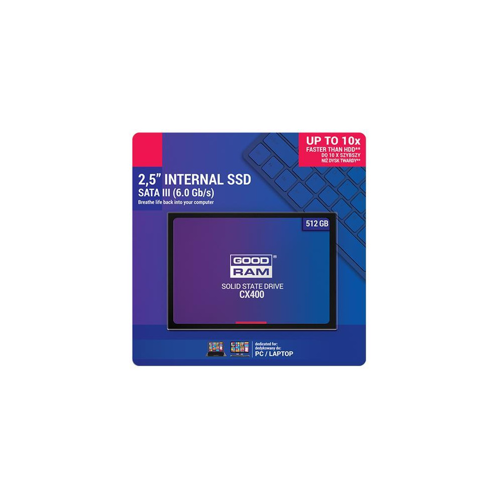 SSD GoodRAM CX400-G2 512GB SATA III 2,5 - retail box