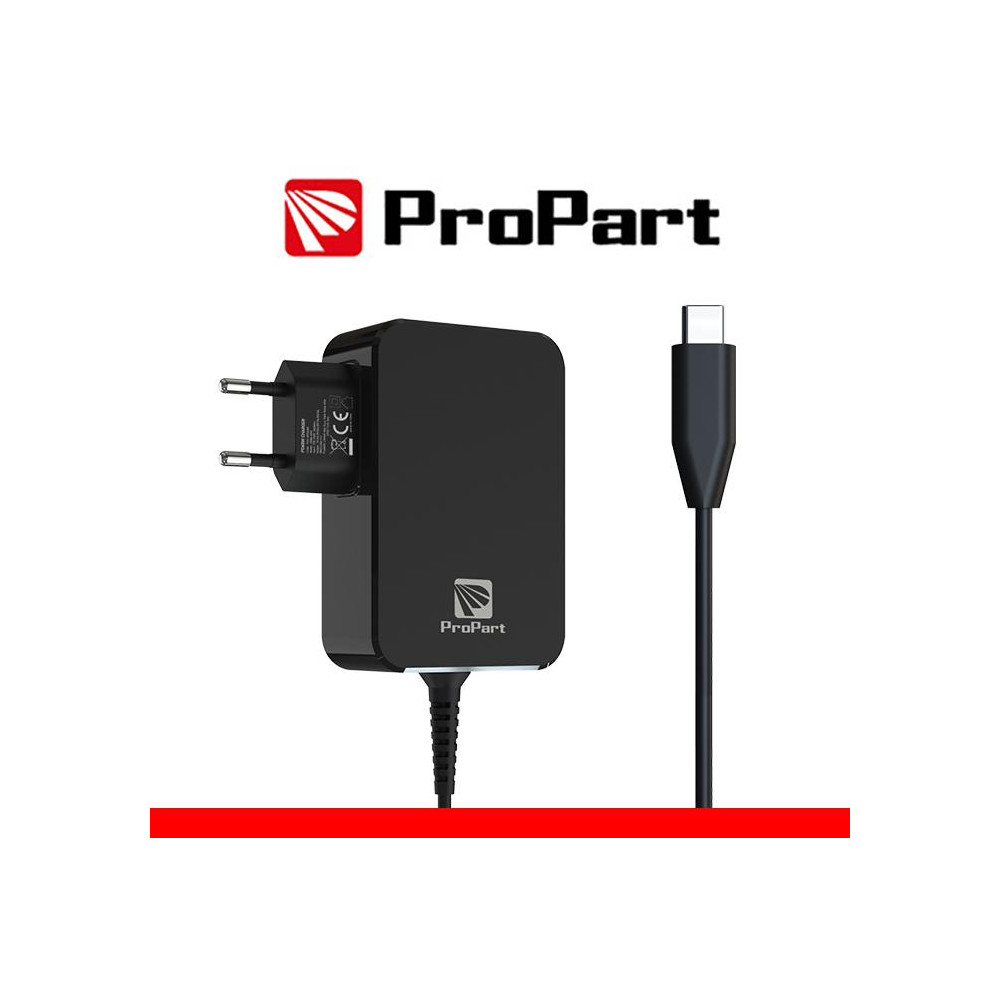 Alimentatore GaN Type C 65W nero