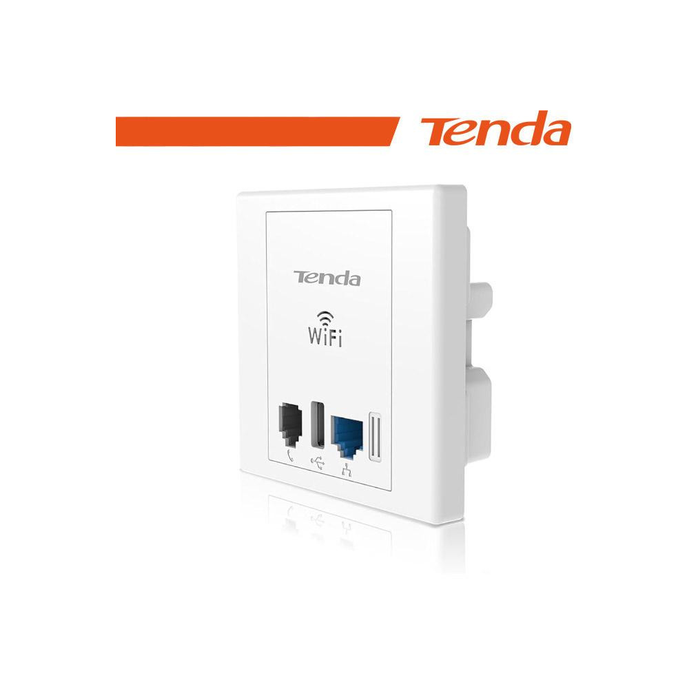 TENDA W6 AP a muro con WIFI e LAN USB N300 wireless