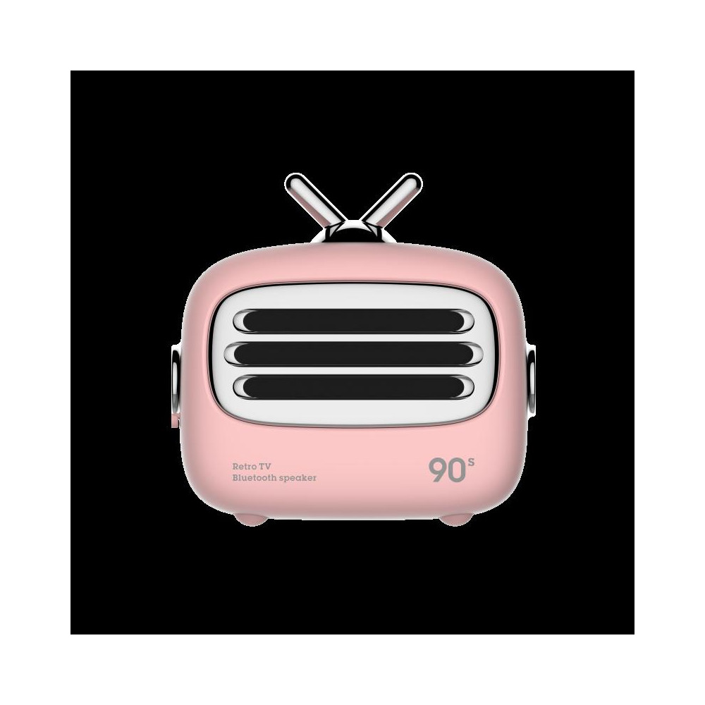 Mini altoparlante Bluetooth 4.2 vintage Rosa