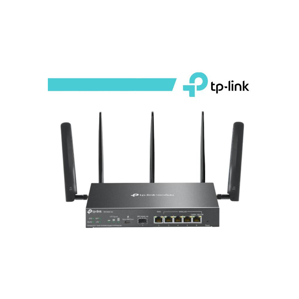 TP-Link Omada Router VPN Gigabit AX3000 4G+ Cat6 SIM Slot