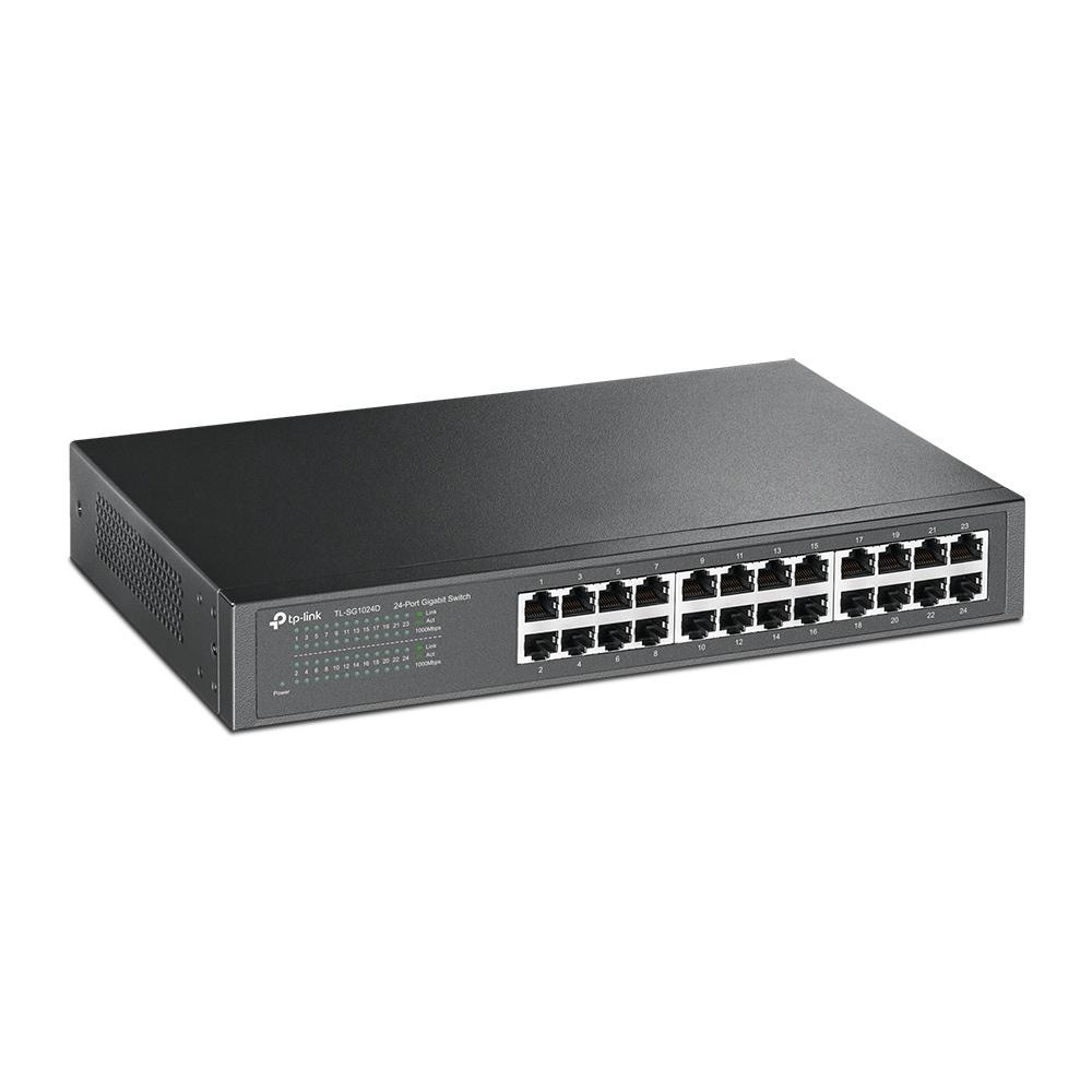 Switch 24 porte Gigabit in acciaio TP-Link TL-SG1024D