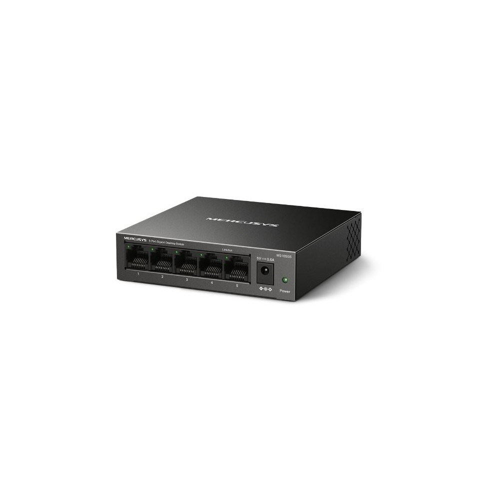 Switch 5-Porte Metallo 10/100/1000Mbps - Mercusys MS105GS