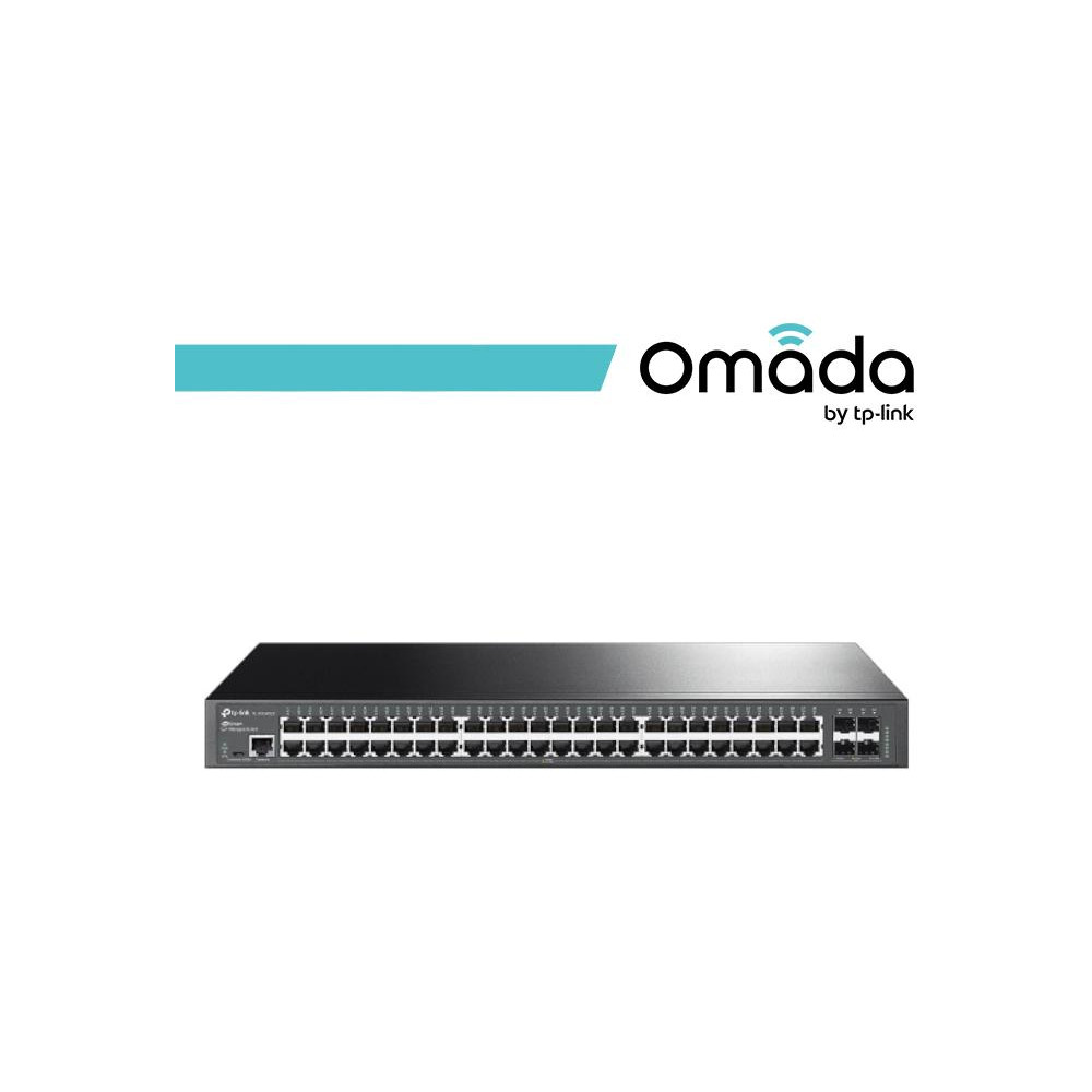 Omada Switch Managed L2+ con 48 Porte Gigabit e 4 Slot SFP+