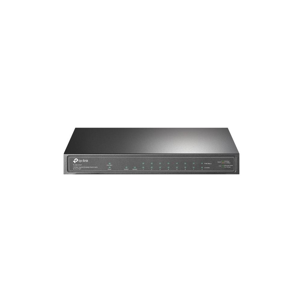 Switch 10 porte Gigabit 8 porte PoE+ 1 SFP TL-SG1210P