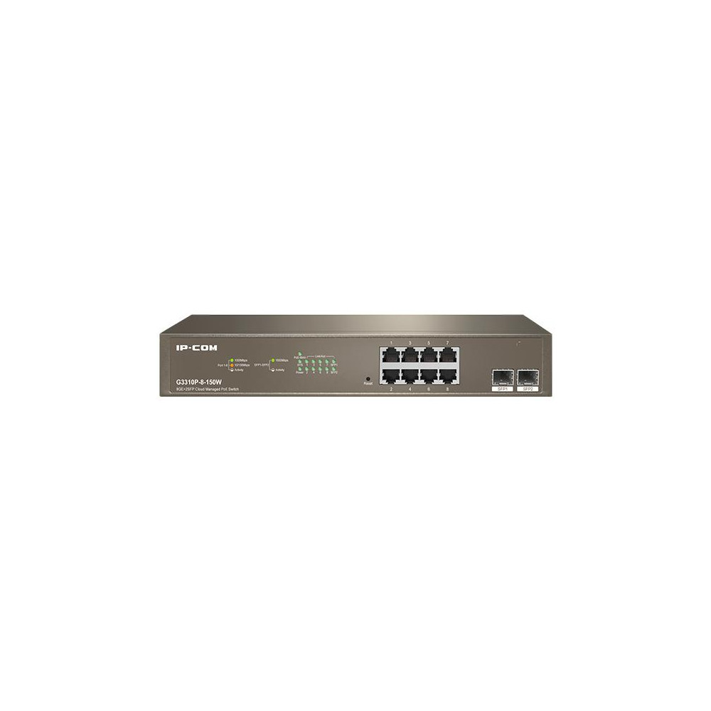 Switch PoE Cloud Managed 8GE+2SFP - IP-COM 