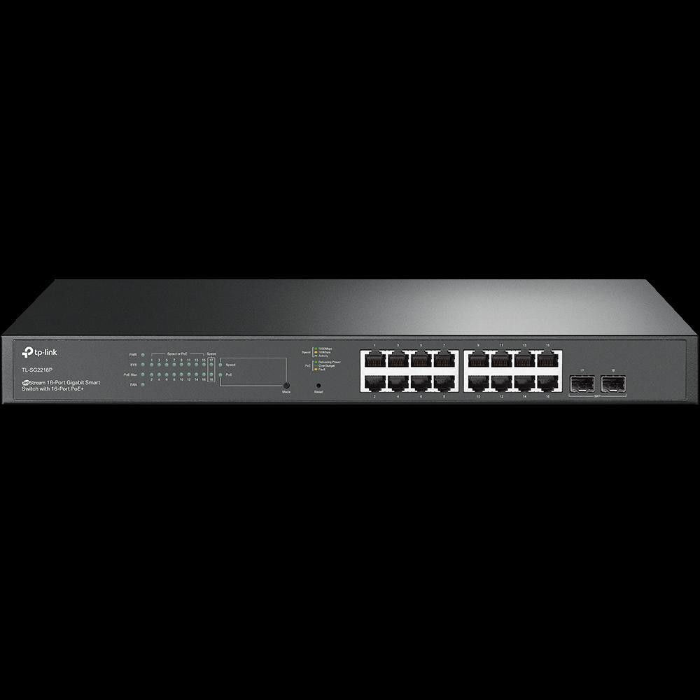 Tp-Link Omada Switch Smart Gigabit 18 Porte di cui 16 PoE+