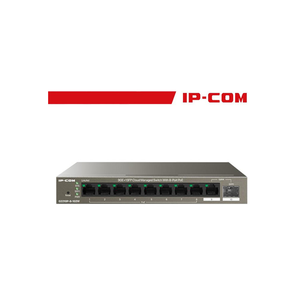 Switch IP-COM G3210P 8 porte PoE Gigabit