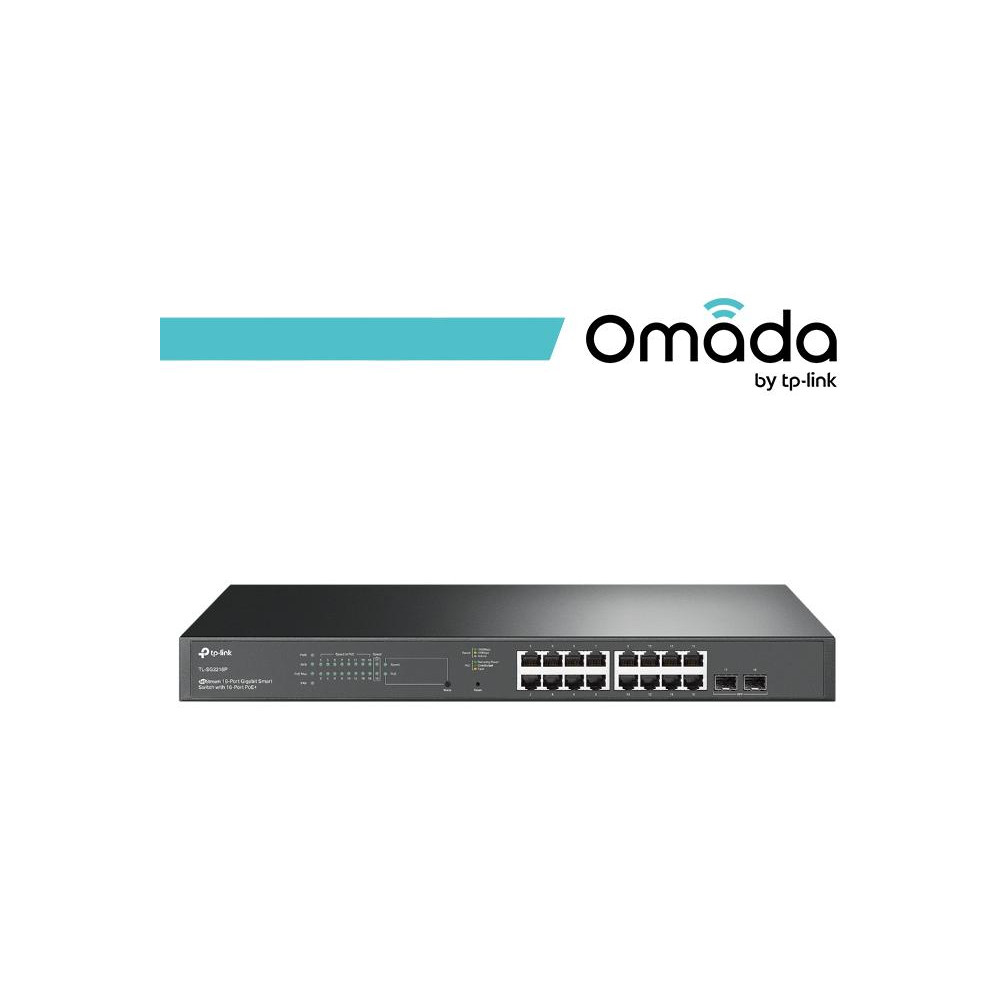 Omada Switch Smart Gigabit 18 Porte di cui 16 PoE+ Jetstream