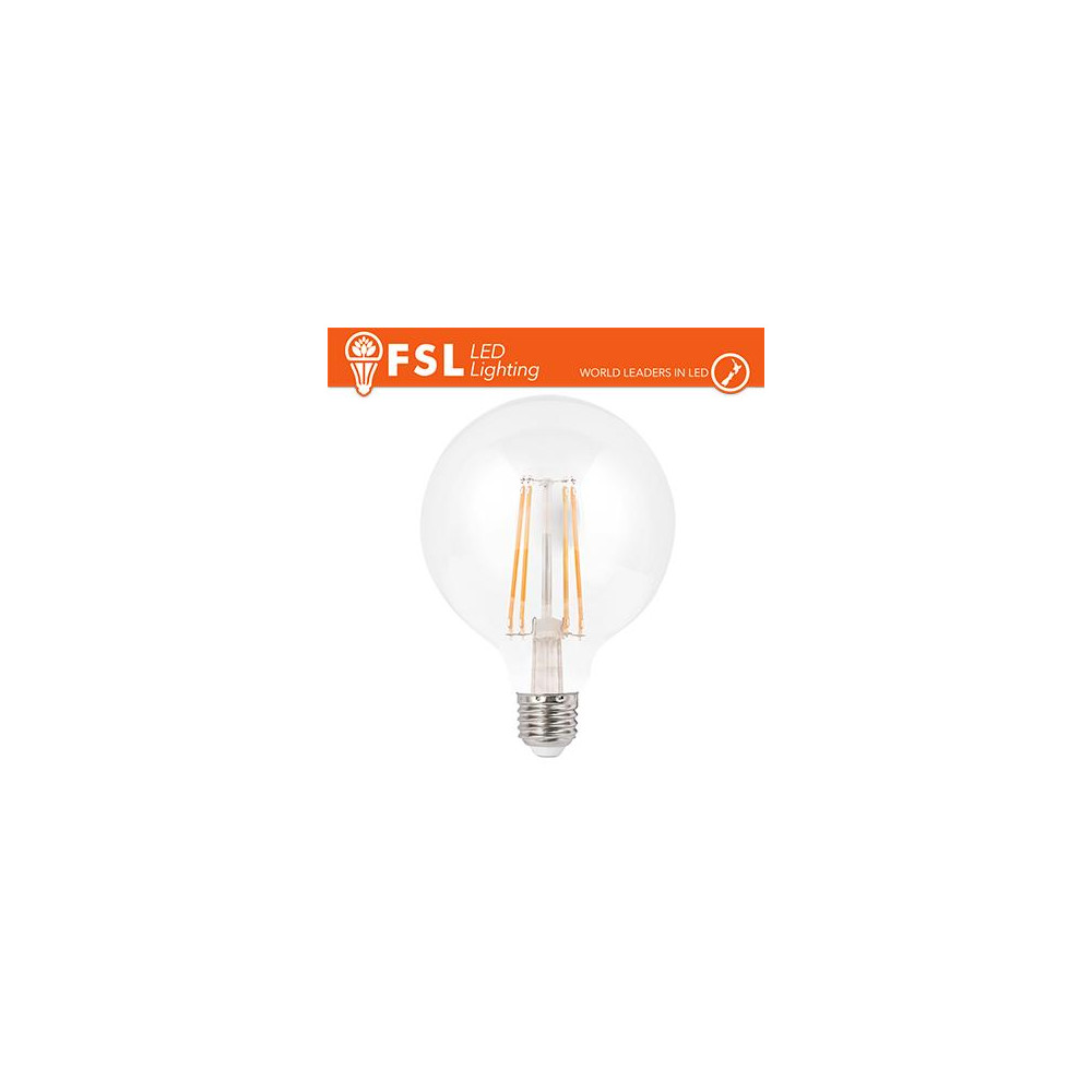 Lampada Filamento Globo Ø9,5cm - 6W 2700K E27 600LM