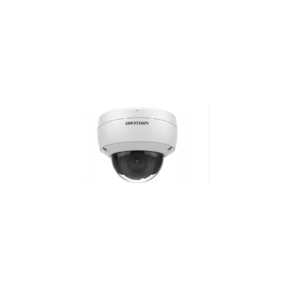 DOME IP Hikvision 4MP, Ottica Fissa 2.8mm PoE,  ACUSENSE