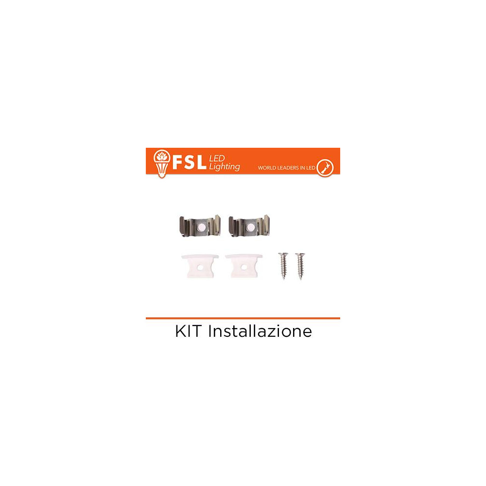 Accessori Installazione per Profilo ad Incasso