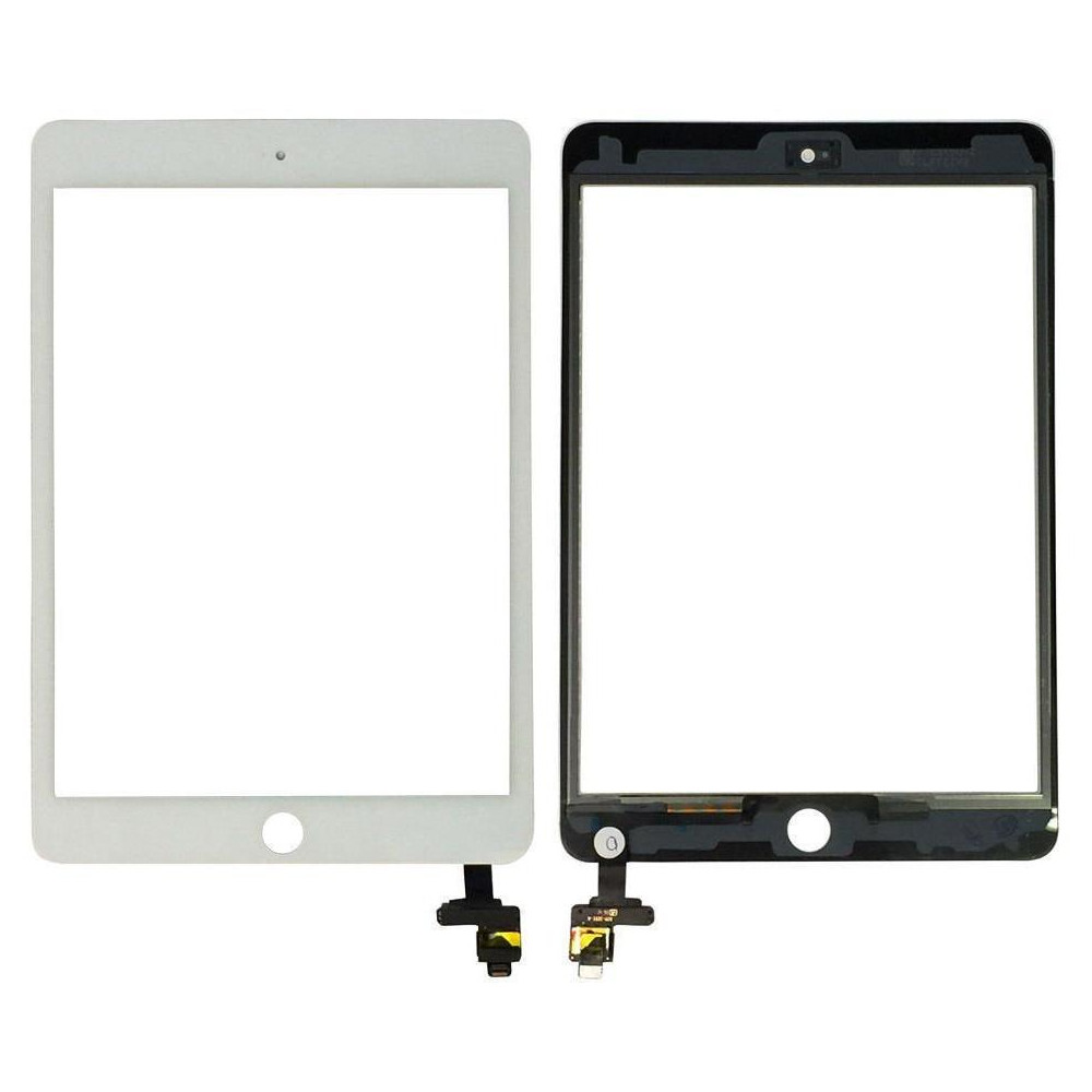 Touch Screen iPad Mini 3 A1599 A1600 con connettore IC Bianc