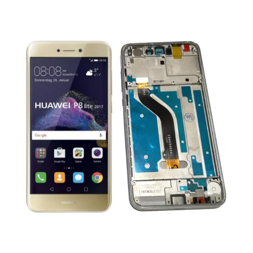 LCD + Touch Originale + Frame Huawei P8 & P9 Lite 2017 Gold