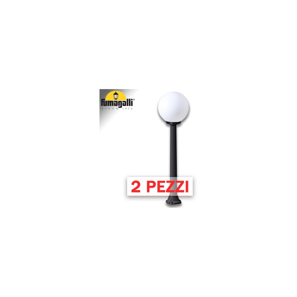 2x pezzi di GIAFFA/G250 NERO OPALE E27 LED 8,5W CCT 3WHITE