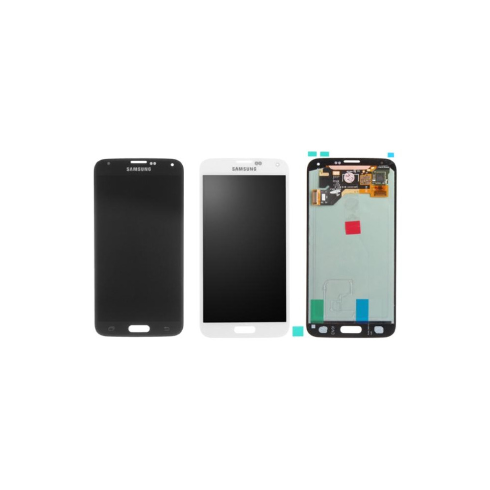 LCD+TOUCH ORIGINALE PER SAMSUNG GALAXY S5 BIANCO GH9715959A