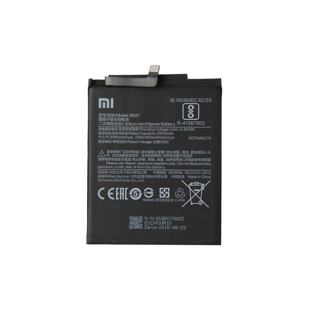 Batteria Originale per Xiaomi Redmi 6/6A BN37 46BN37W02093