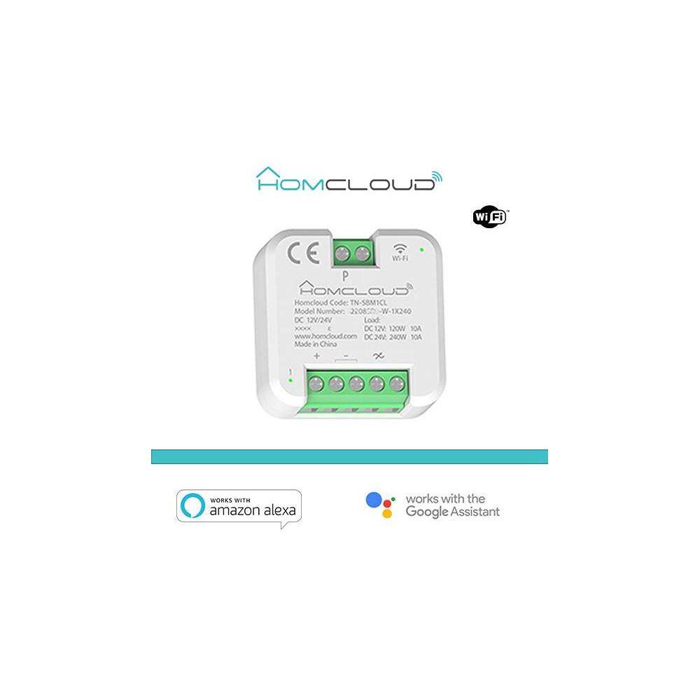 Modulo Pulsante Relè Wi-Fi 12/24V 1CH