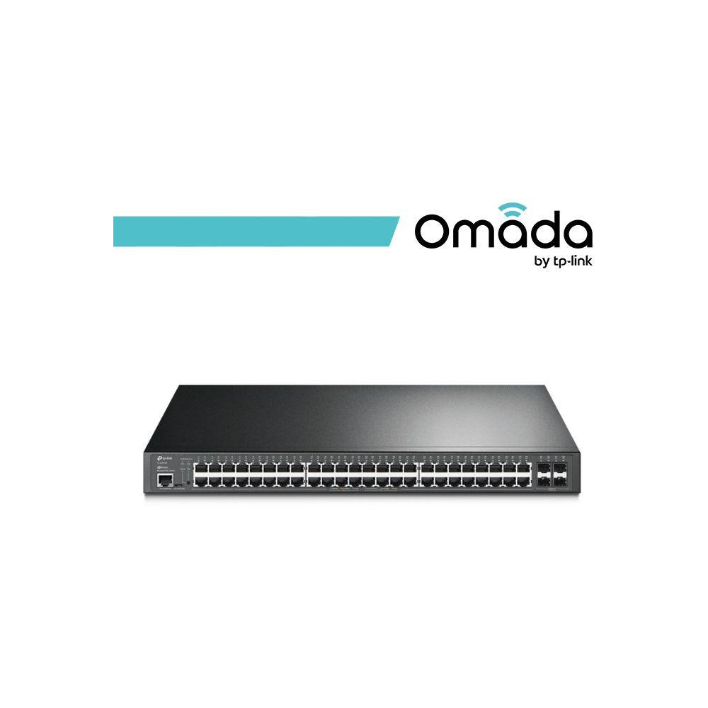 Omada Switch L2+ con 48 Porte Gigabit PoE+ 4 SFP - SG3452P